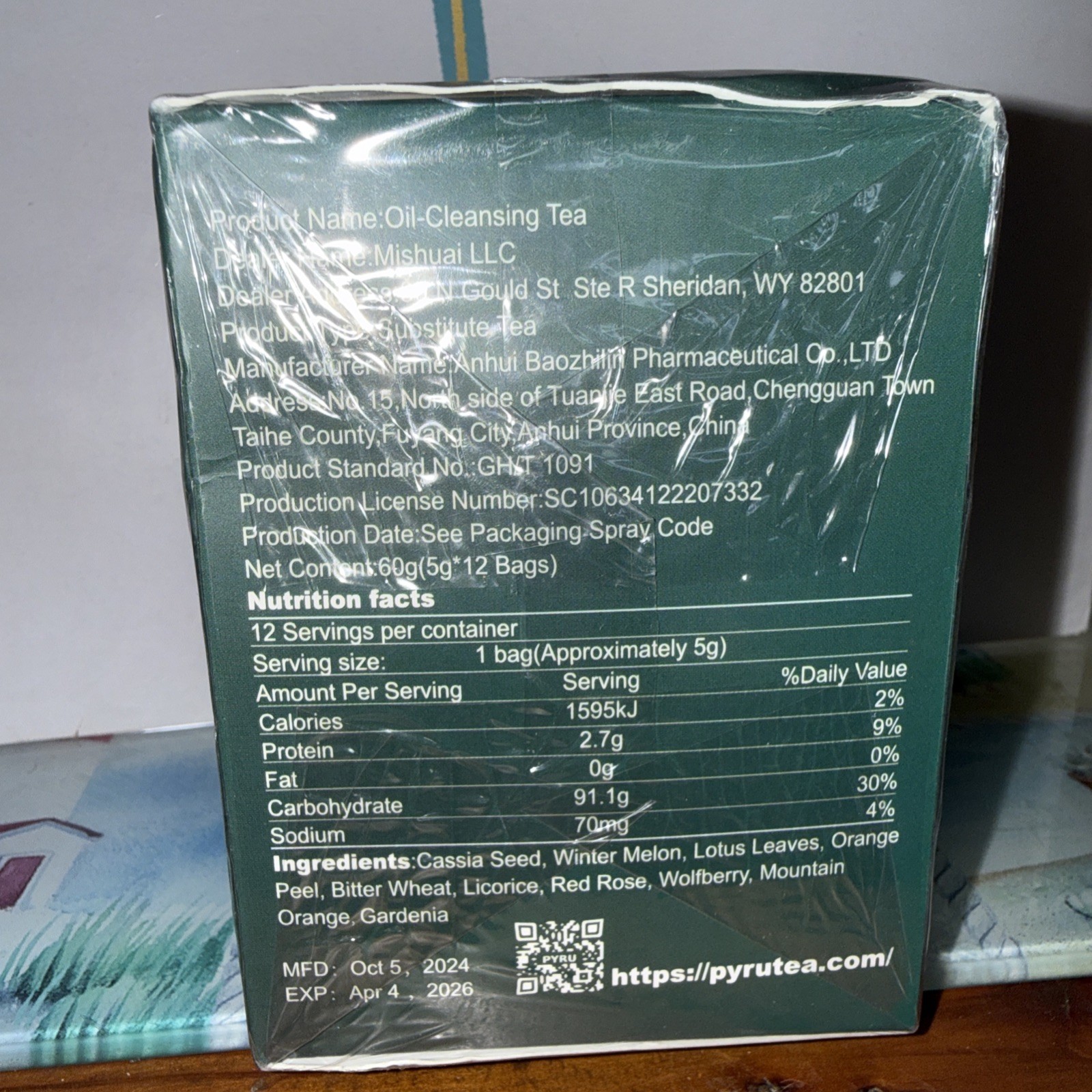 Natural Weight Loss Diet Tea & Detox Tea: Purify, Support Liver Wellness Exp4/26