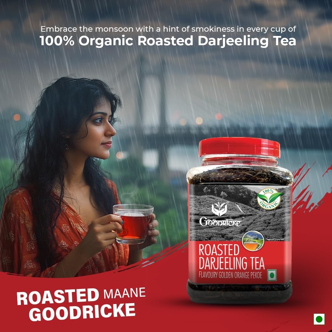 GOODRICKE Roasted Organic Darjeeling Tea 250gm