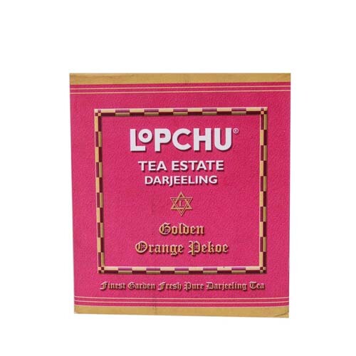 6 X LOPCHU GOLDEN ORANGE PEKOE 250 gm ( Pink Box) LONG EXPIRY