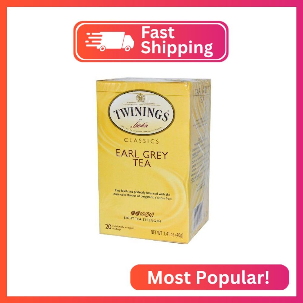 Twinings Classic Earl Grey Tea, 20 Count