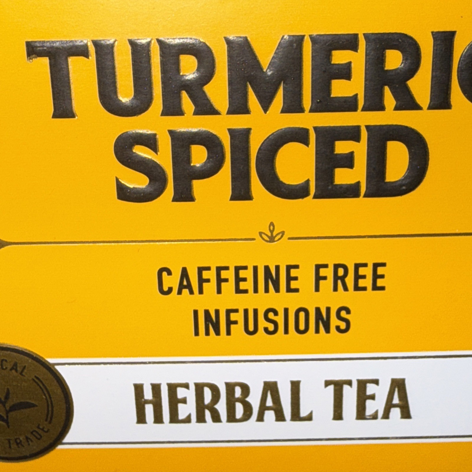 VAHDAM 🇮🇳TURMERIC SPICED🫖 ORGANIC Caffeine Free Tea 75 Infusion Bags-04/2027