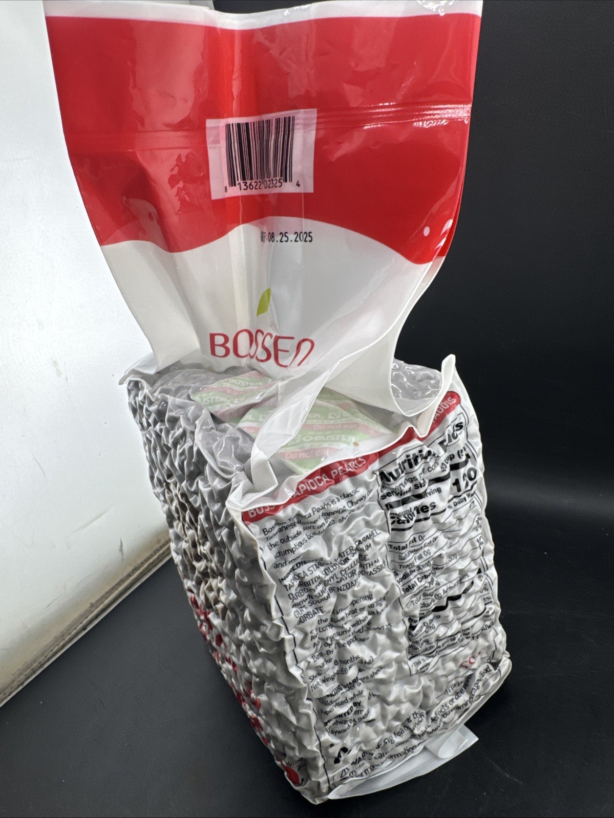 Bossen – Vacuum sealed, large, restaurant quality tapioca pearls / bubble tea