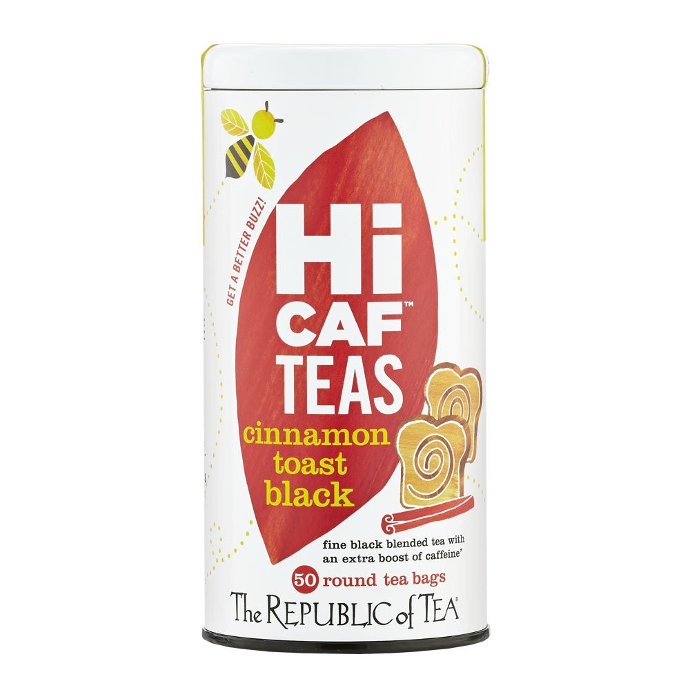 The Republic of Tea — HiCAF Cinnamon Toast Black Tea, 50 Tea Bags, High in Ca…