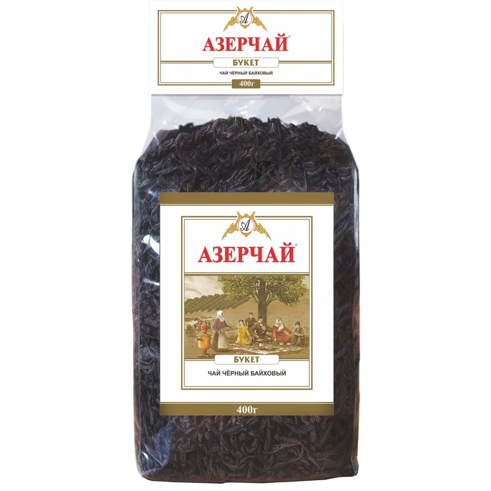 Premium Black Tea Loose Leaf “Baikh Bouquet” Azerchai Azerbaijan 400g (14.1 oz)