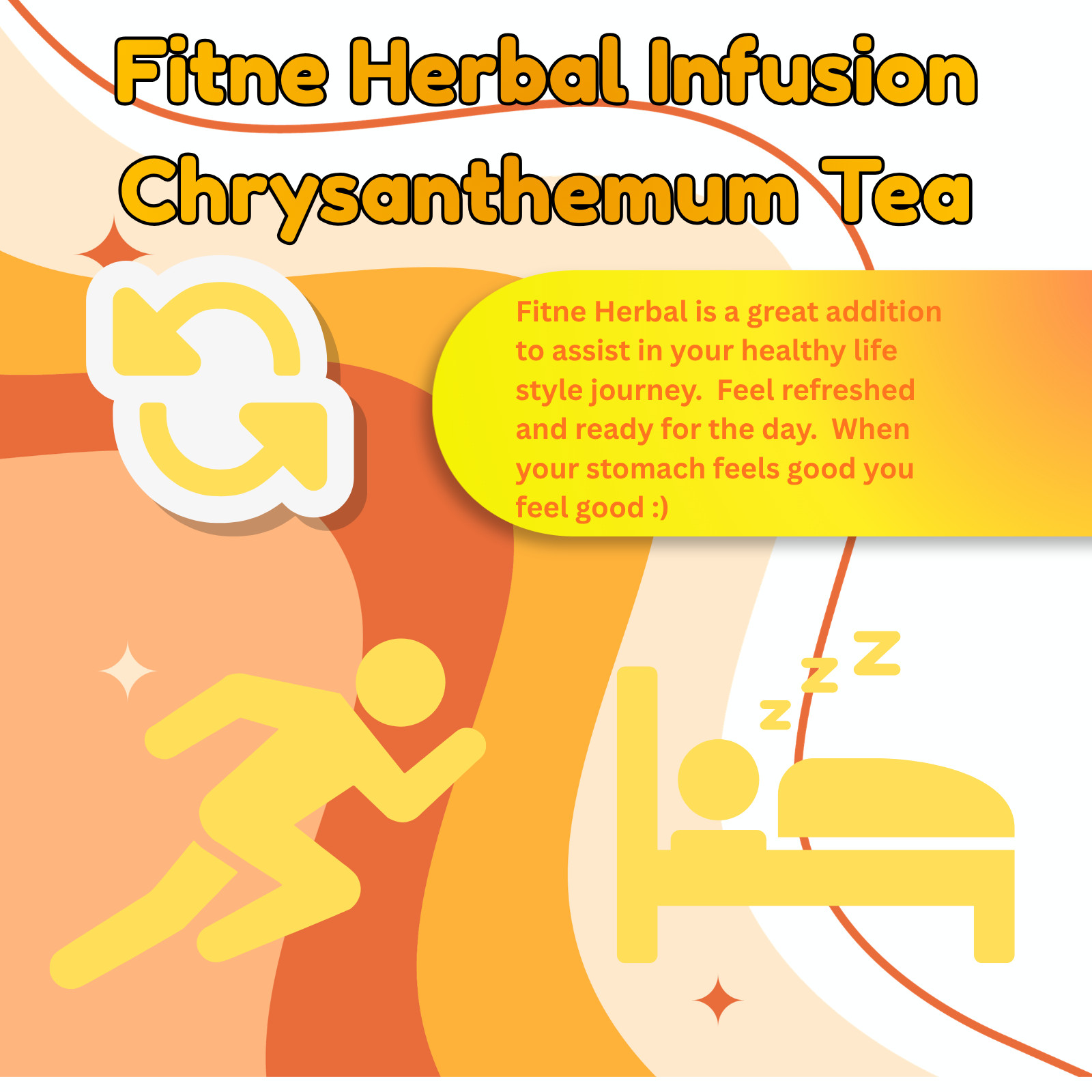 2 x 30 Tea Bags FITNE Herbal Chrysanthemum Night Time Cleanse