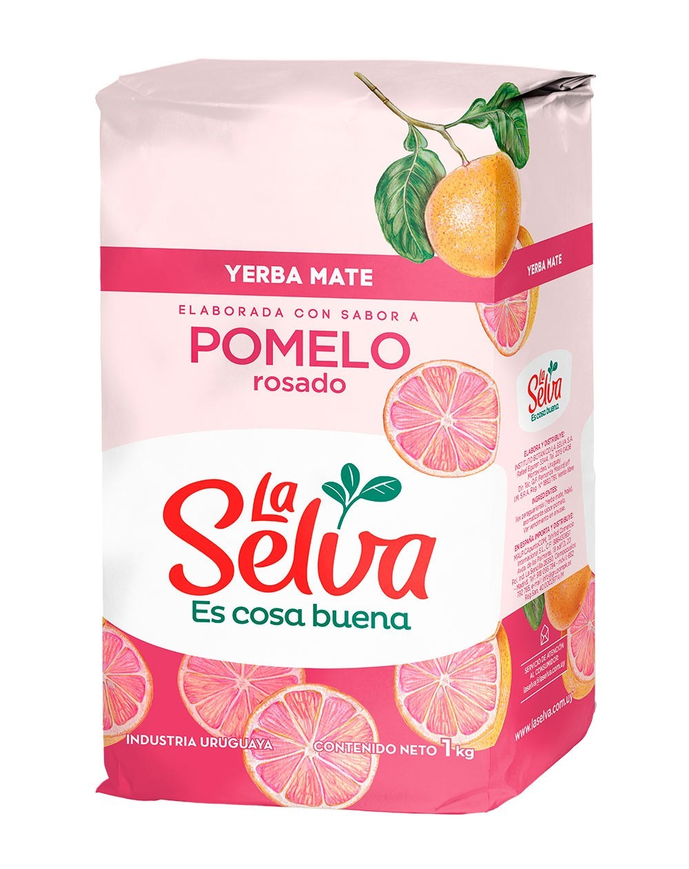 Yerba – La Selva – Pomelo – x 1 Kilo – Pack x 2