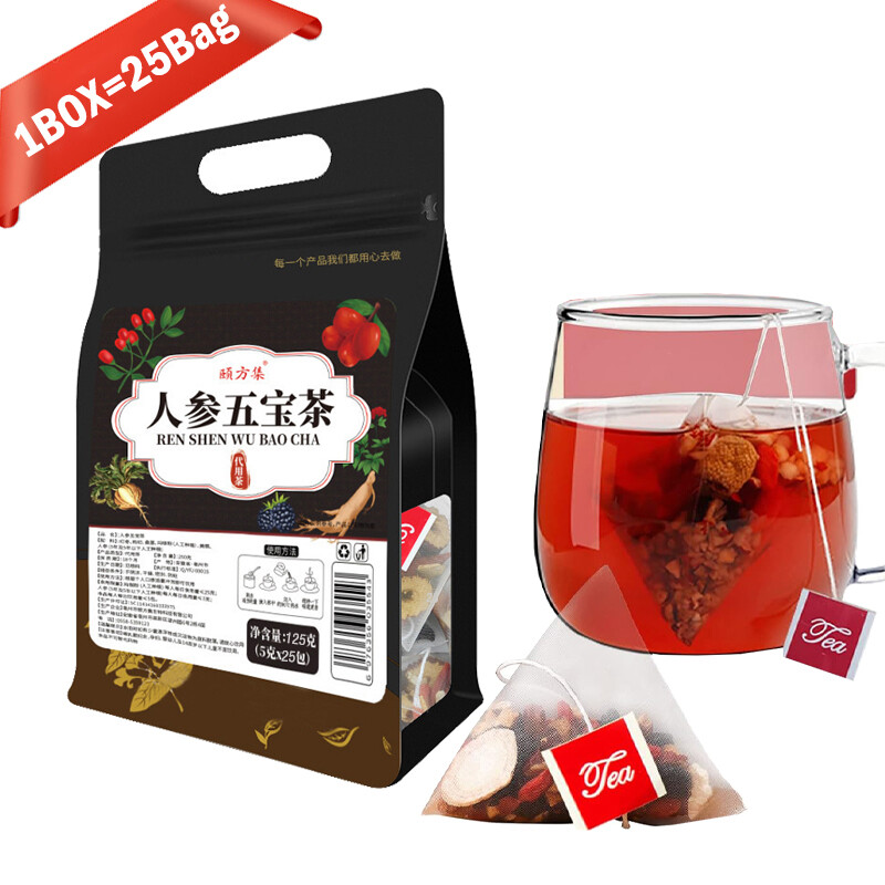Ginseng six treasure tea , Kidney tea ,liver tea , red date tea, kidney health