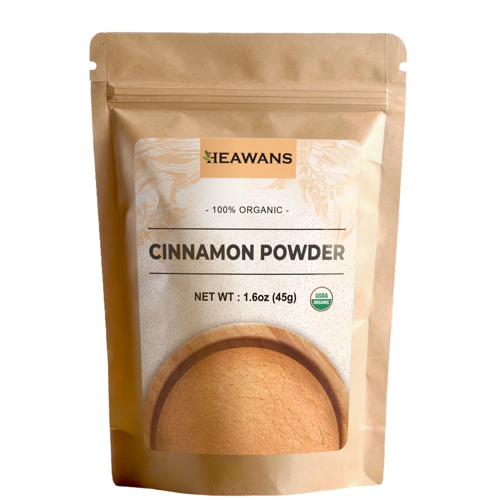 Organic Ceylon Cinnamon Ground Premium (Real or True 1.6 Ounce (Pack of 1)