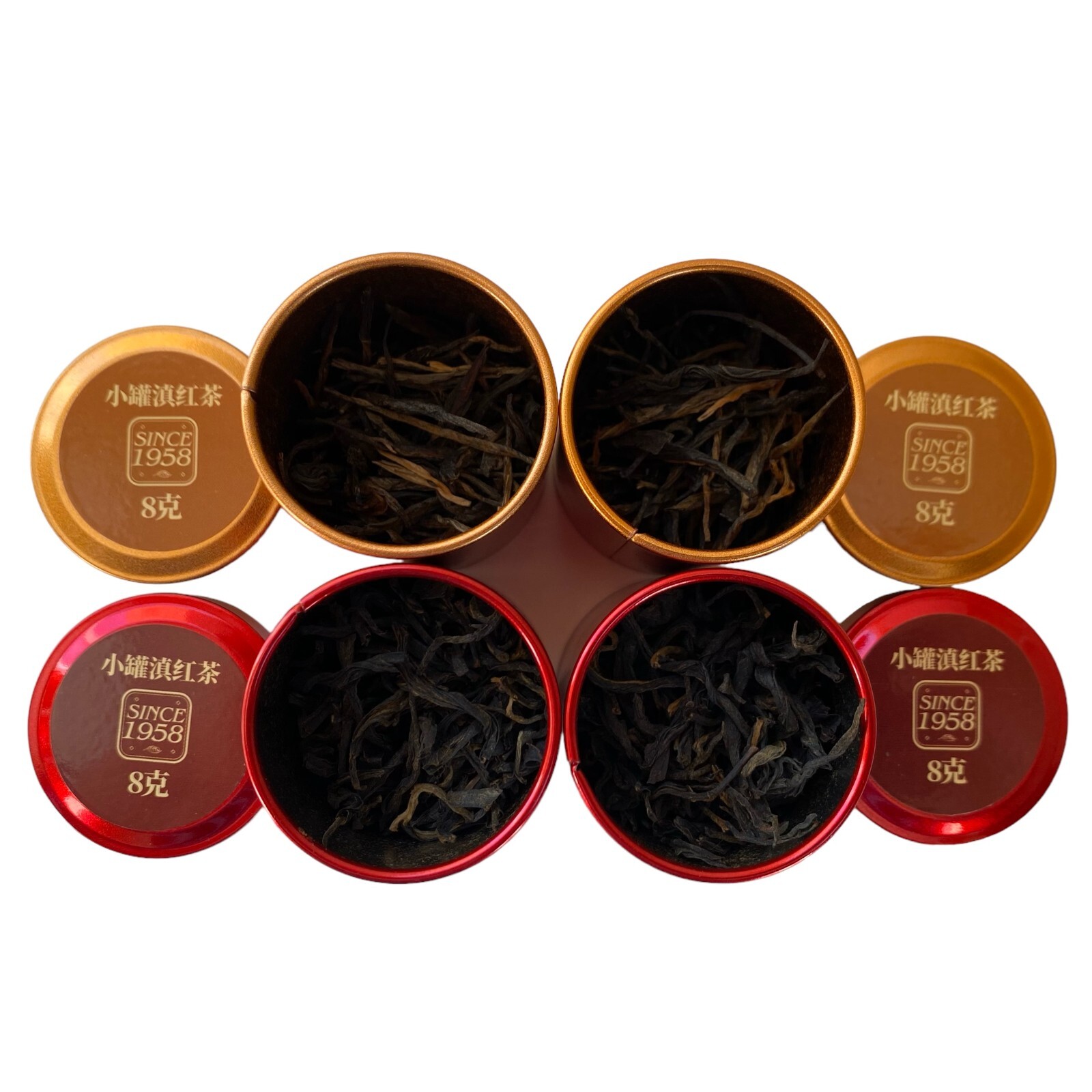 Yunnan Dian Hong Black Tea/Ripe Aged Pu-erh Tea (Fermented) Old Tree Loose Leaf