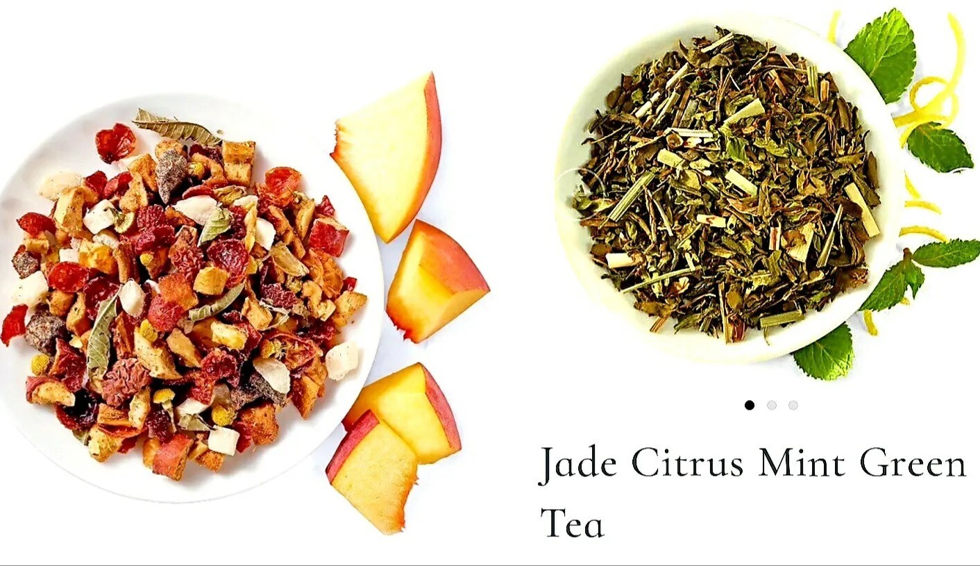 🌈STARBUCKS MEDICINE BALL TEAVANA JADE CITRUS MINT PEACH TRANQUILITY 10 TEA BAGS