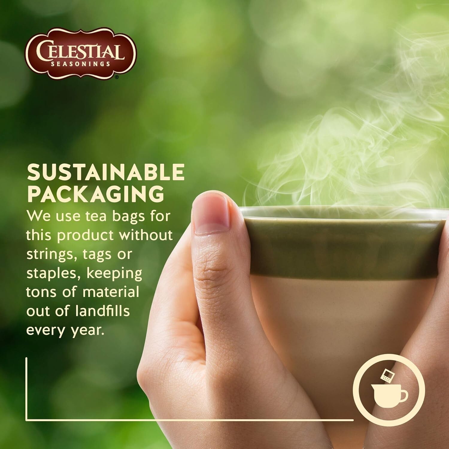 Celestial Seasonings 100% Natural Lemon Zinger Herbal Tea 20 Ct