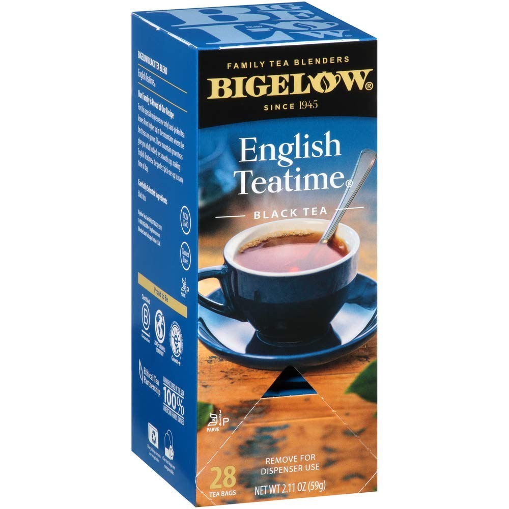 Bigelow English Teatime Black Tea – Full Caffeine, Rich Flavor, Pack of 28