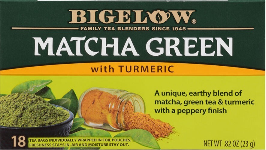 Bigelow Matcha Green Tea with Turmeric – 18 tea bags