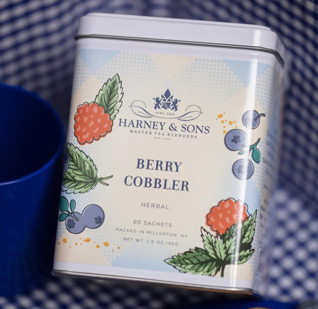 Harney and Sons Berry Cobbler Tea, Tin of 20 Sachets