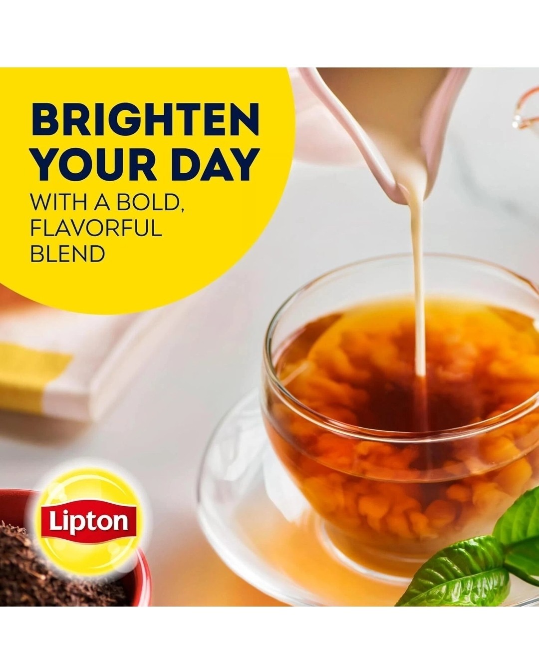 Lipton Black Tea Bags, Iced or Hot Tea, Can Help Support a Healthy Heart 100Pack