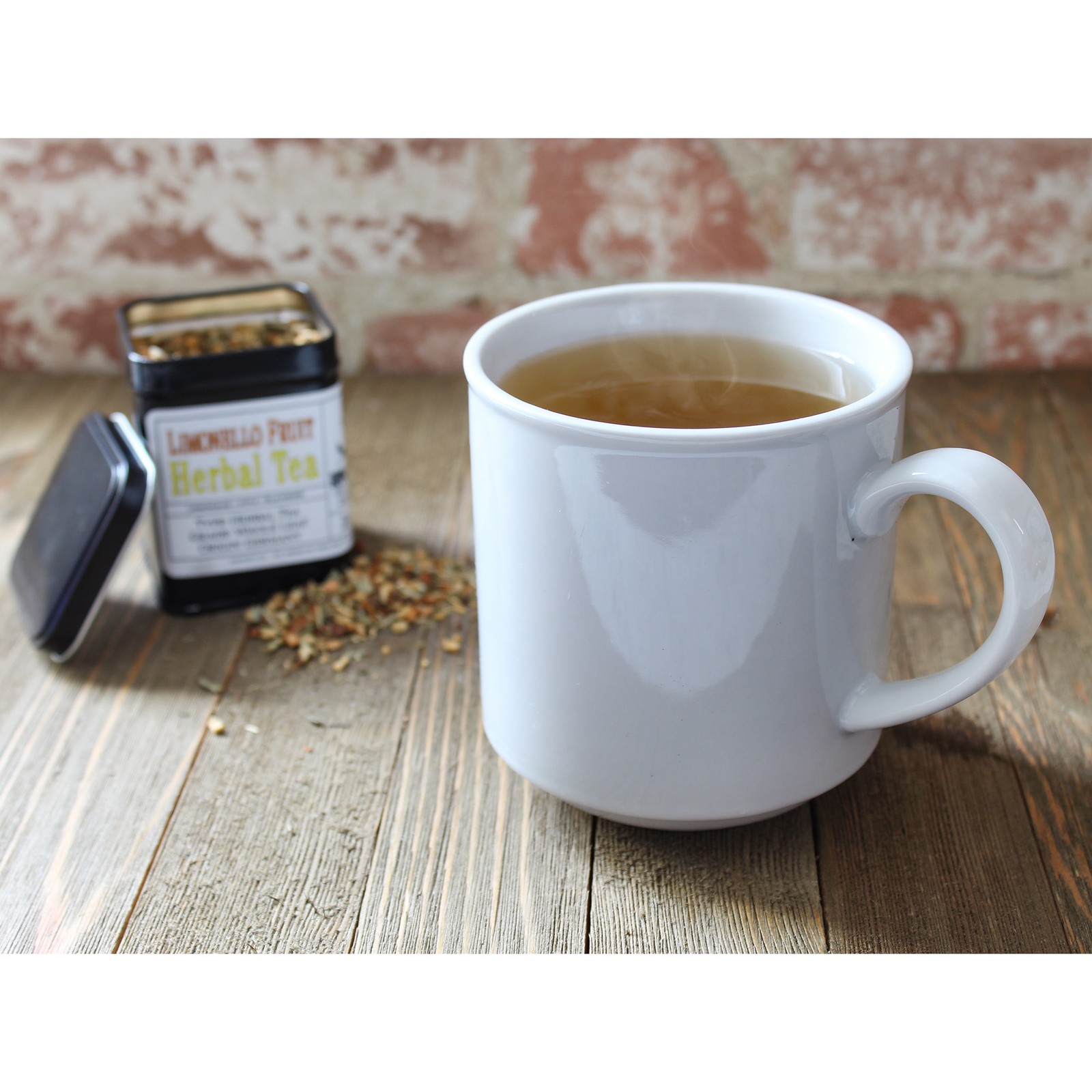 Limonello Herbal Loose Leaf Tea, 60 Gram Metal Tin