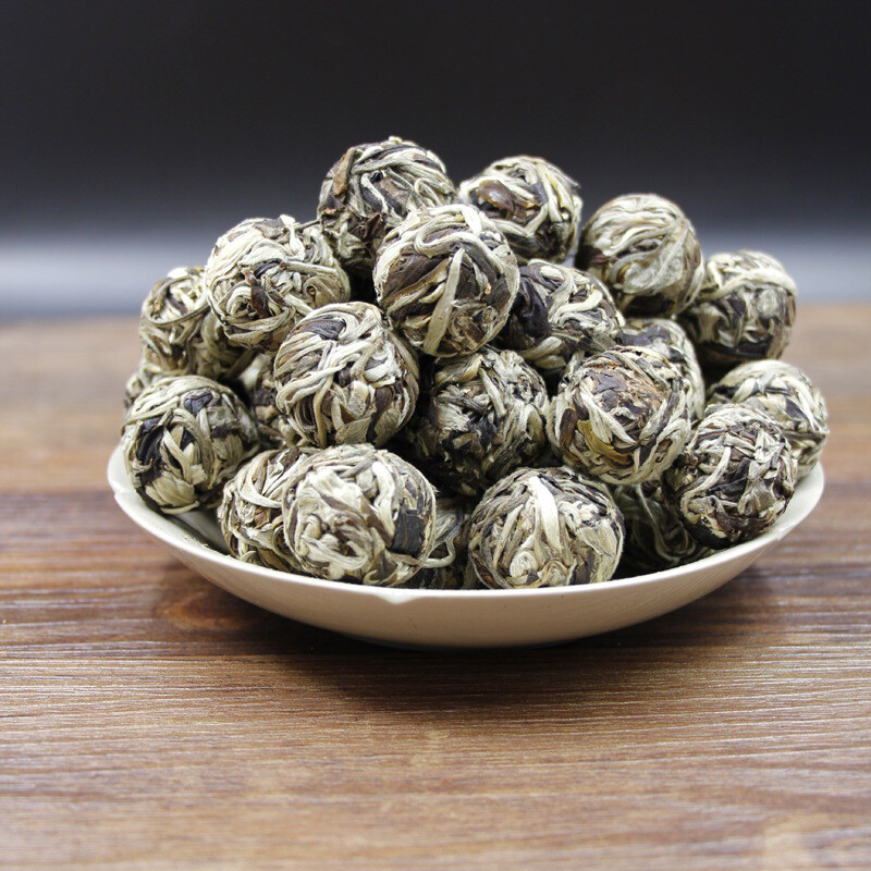 Moonlight White Tea Dragon Pearl 10 Pcs Raw Pu erh White Tea Natural Aged
