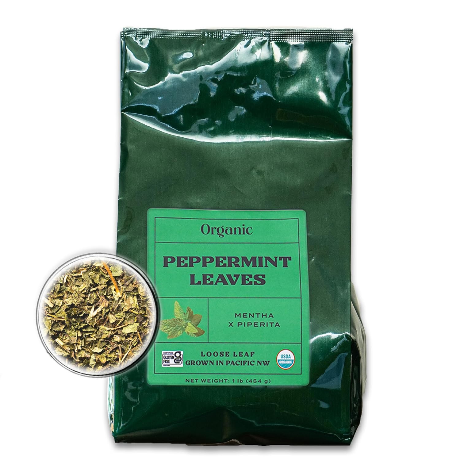 Organic Peppermint Loose Leaf Tea, 1 lb – Pacific Northwest Organic Cultivati…