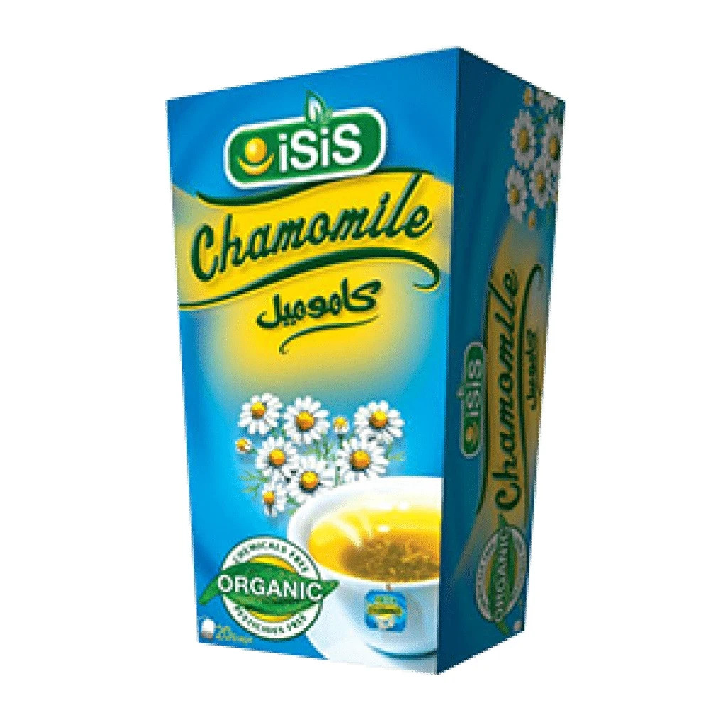 Isis 100% Organic Chamomile Tea Soft Drink Healthy Natural Herbal Tea 100 Bags