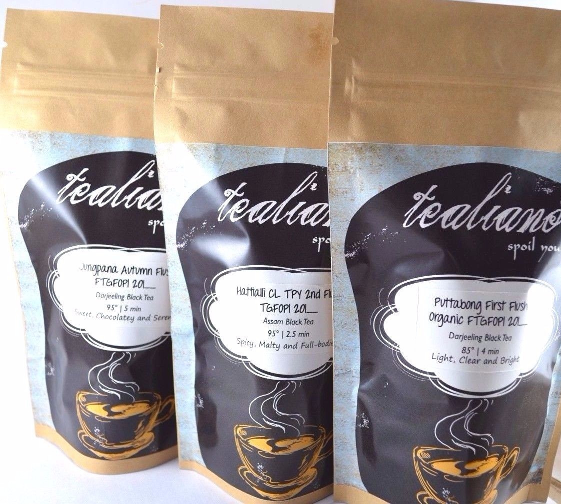 Darjeeling First Flush | PREMIUM Black Loose Leaf Tea Rohini Jethi Kupi FTGFOP1