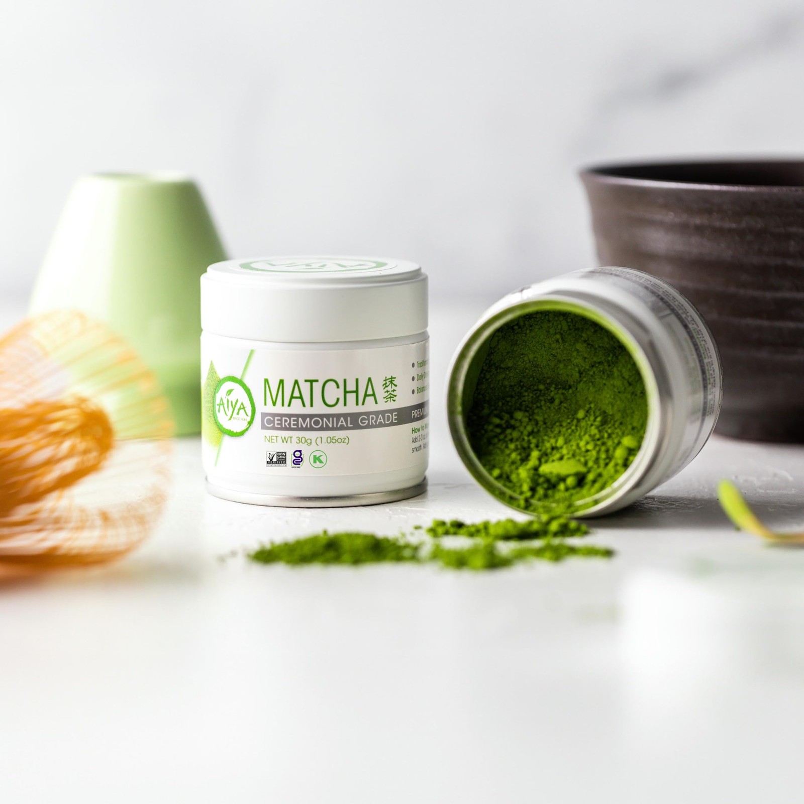 Aiya Authentic Japanese Premium First Harvest Ceremonial Grade Matcha Green T…