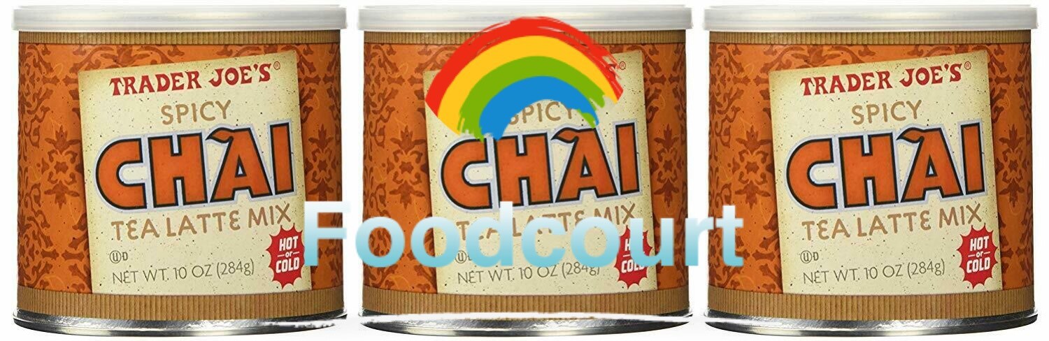 3 Packs Trader Joe’s Spicy Chai Tea Latte Mix 10 OZ Each Pack