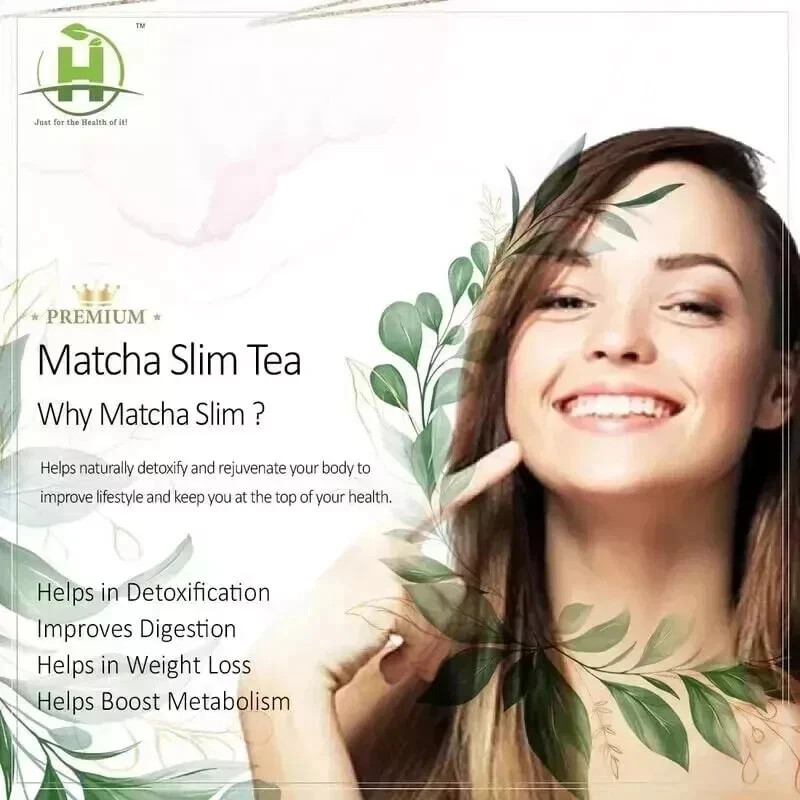 Matcha Slim Green Tea Weight Management High In Antioxidants Detoxifying (100gm)