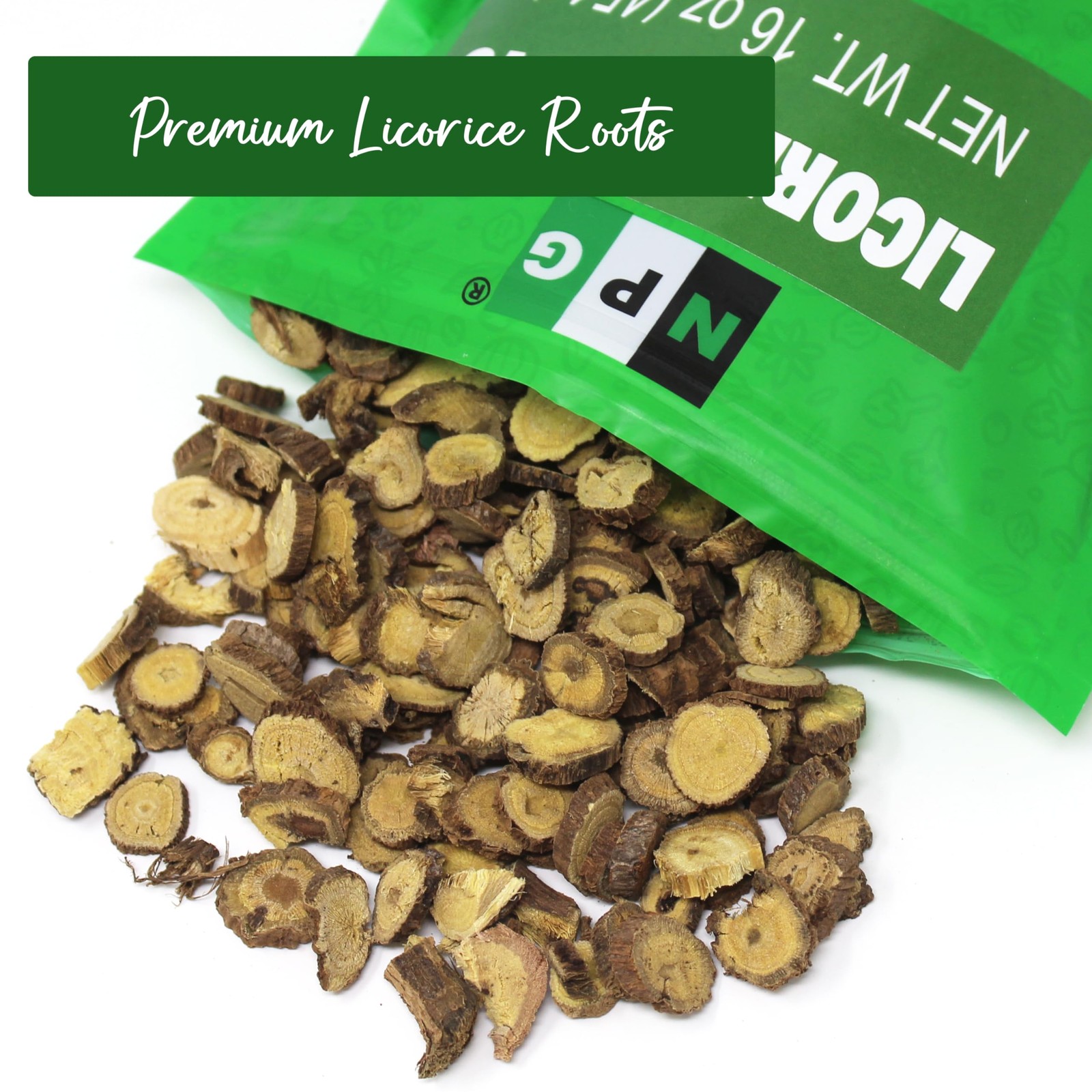 NPG Licorice Root Slices 16 Oz, Gan Cao Slice Root for Home Tea, Traditional …