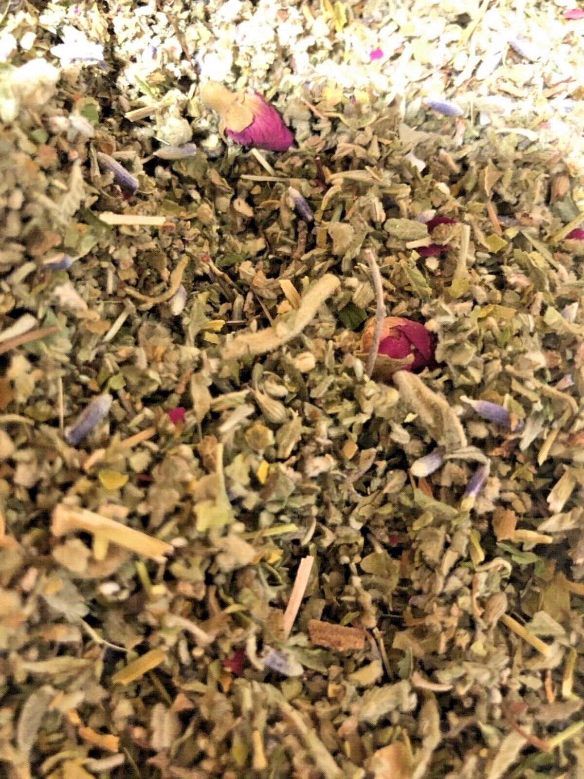 No.58 Blended Mix – Damiana Rose Lemon Balm Mullein +Plus Other Herbs! 1lb Pound