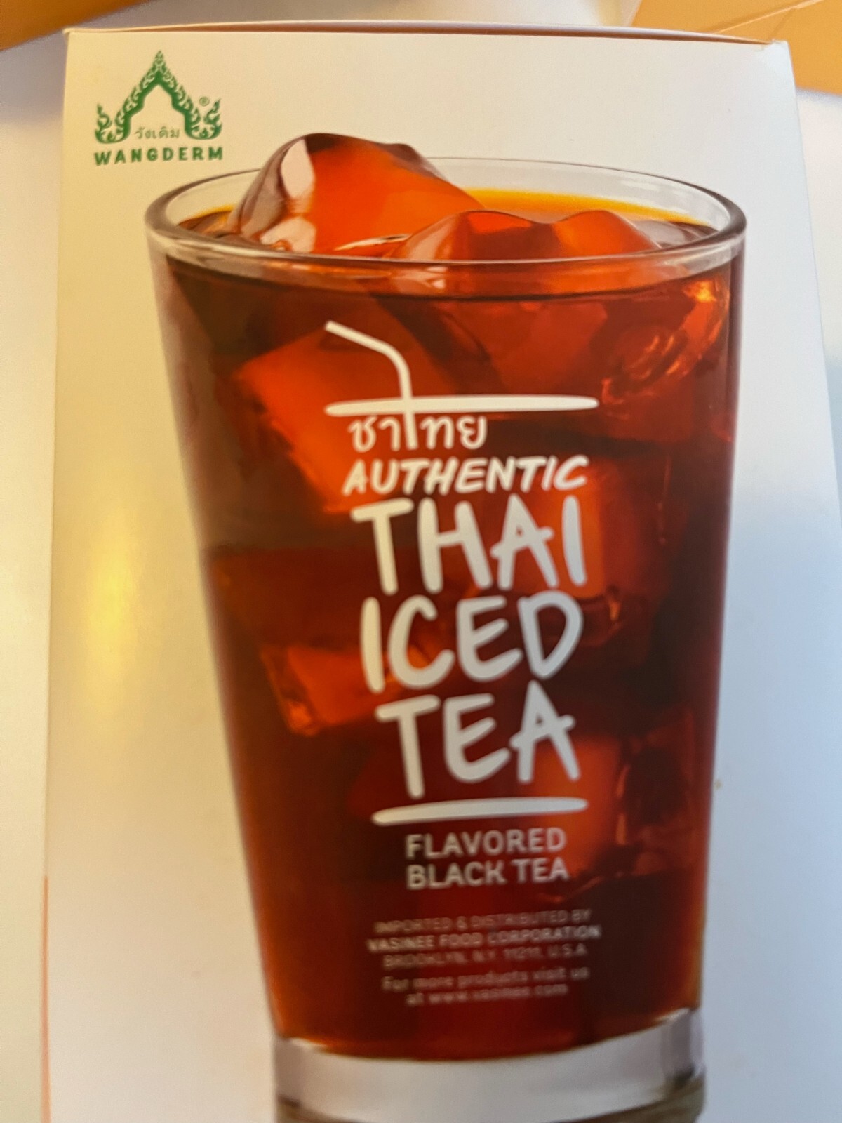 Authentic Thai Iced Tea Flavored Black Tea,23 tea bags BEST BY MARCH 23 2027