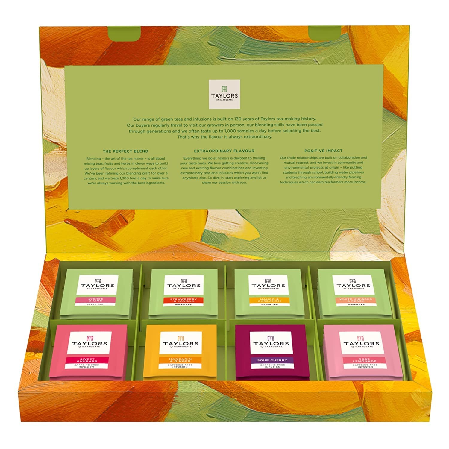 Taylors of Harrogate Assorted Green & Herbal 48 Count (Pack 1),