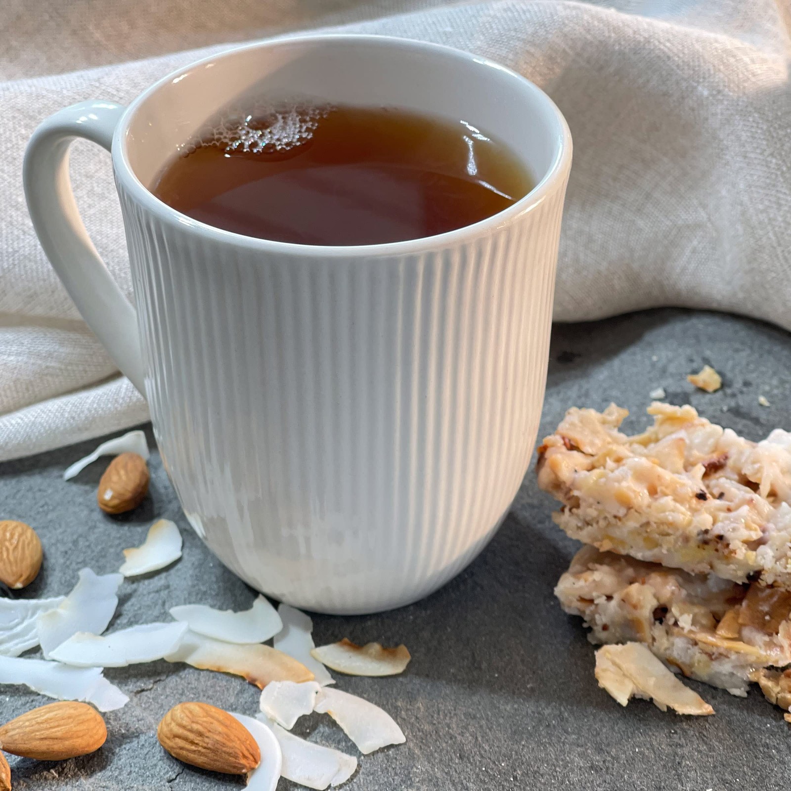 Bigelow Tea Toasted Coconut Almond Bark, Black Tea Bags, 18 Count Box Pack of 6