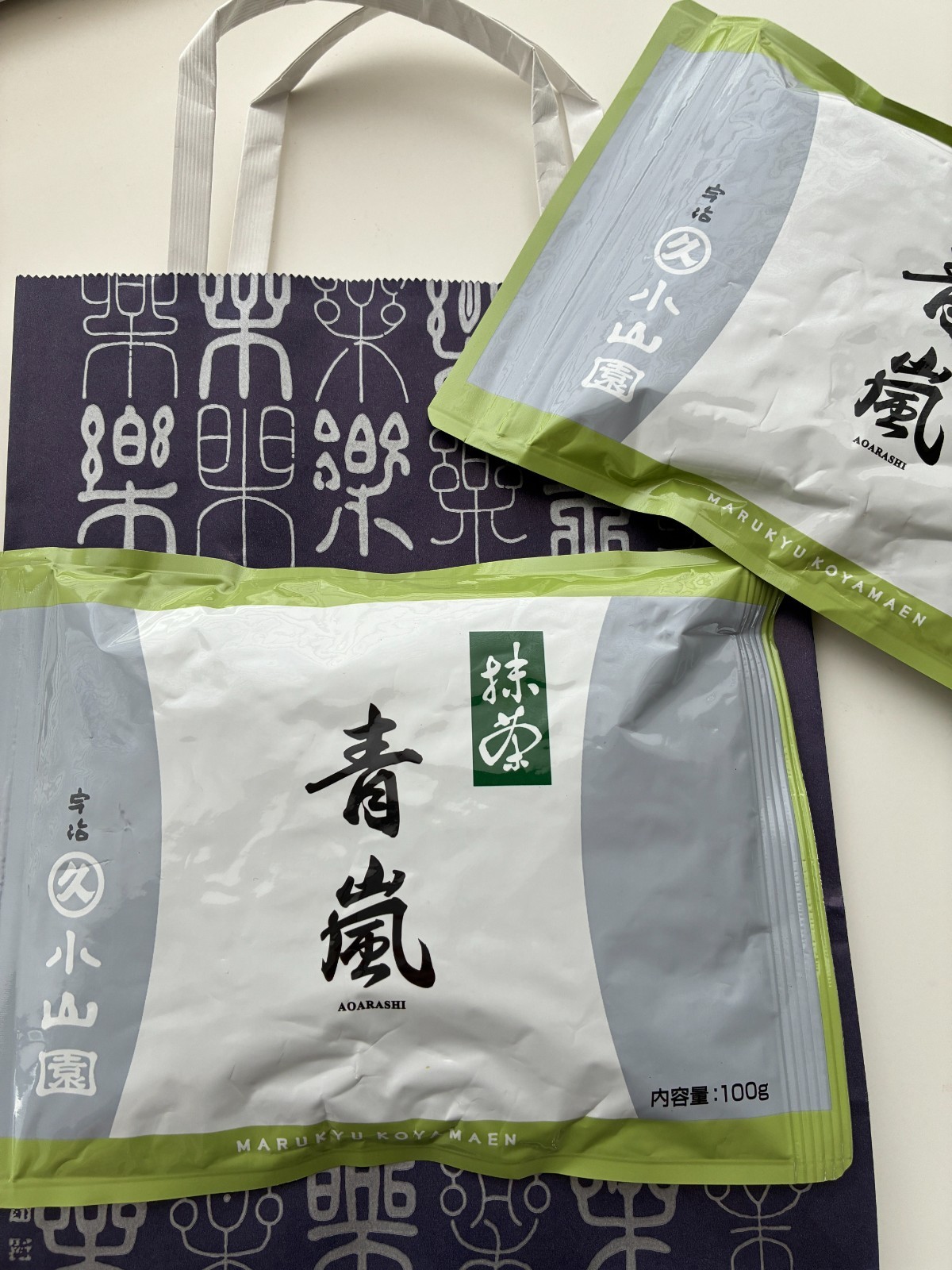Marukyu Koyamaen Matcha “AOARASHI” 100g Japanese Green Tea Powder Unopened