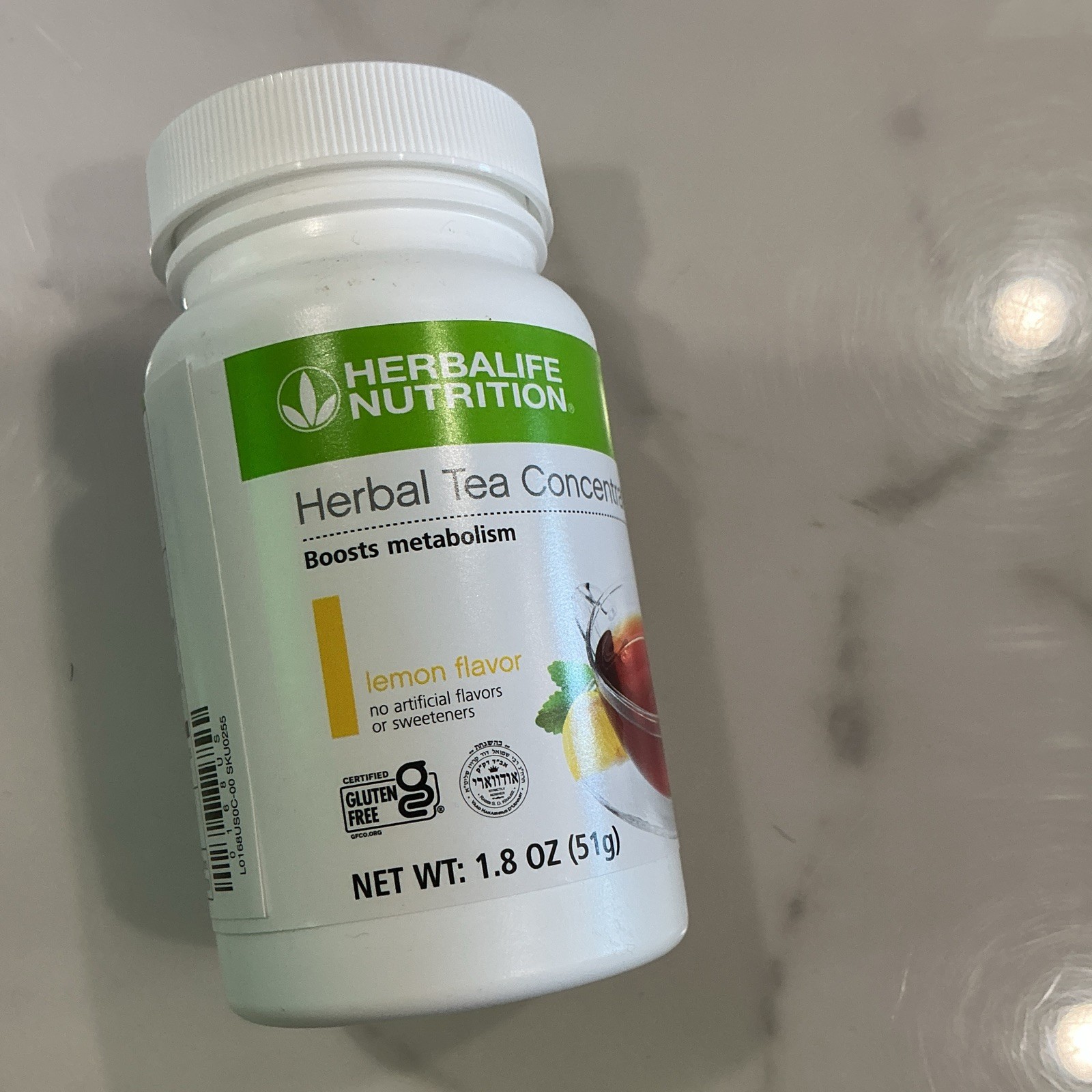 Herbalife Nutrition Herbal Tea Concentrate Lemon 1.8 oz (51g) 30 Servings