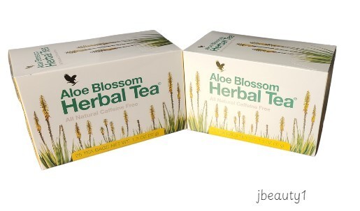 2 Forever Aloe Blossom Herbal Tea (25 bags each) Caffeine Free HALAL/KOSHER