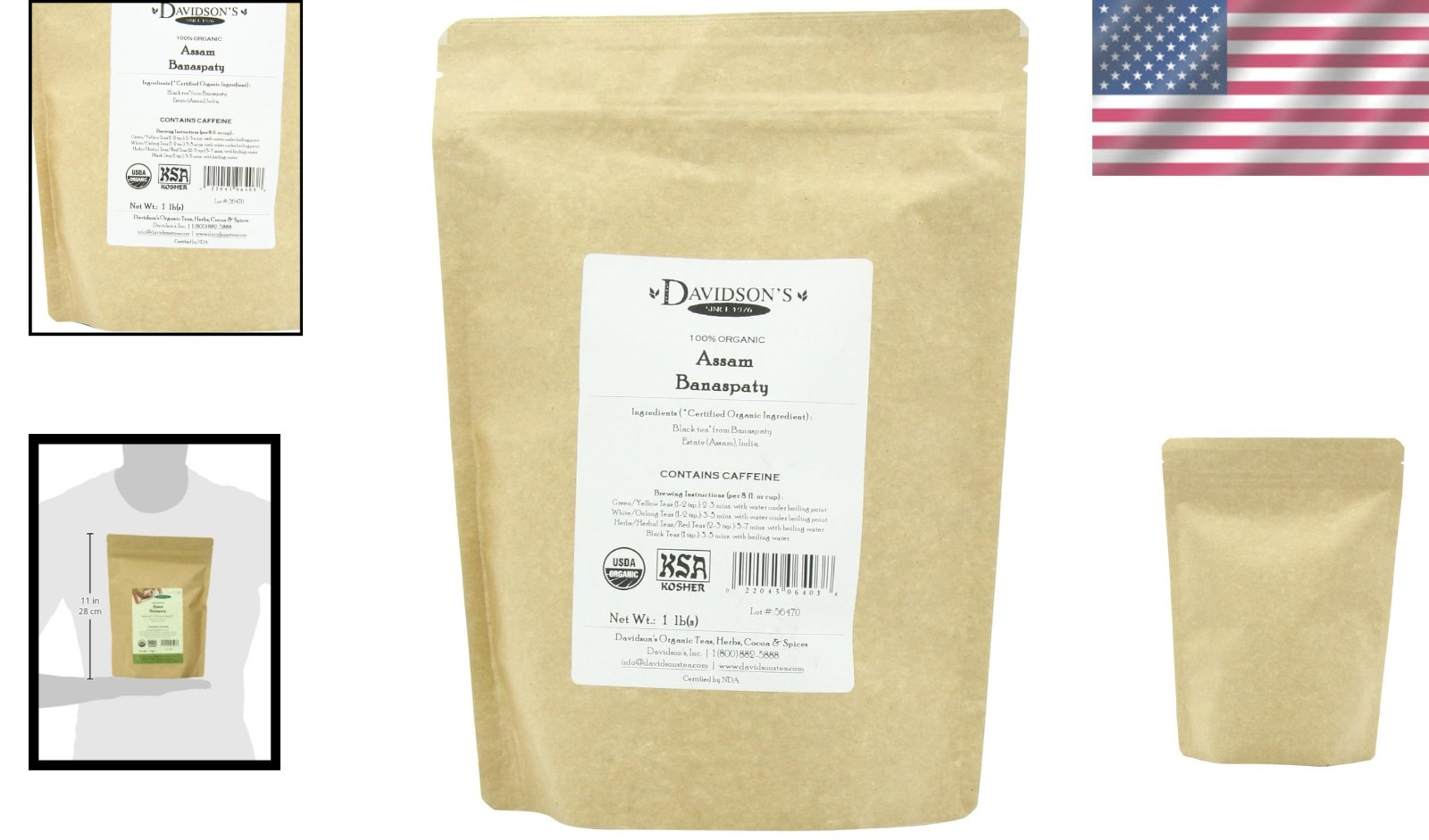 Bulk Organic Assam Banaspaty Estate Black Tea – Perfect for Wellness (1 lb)