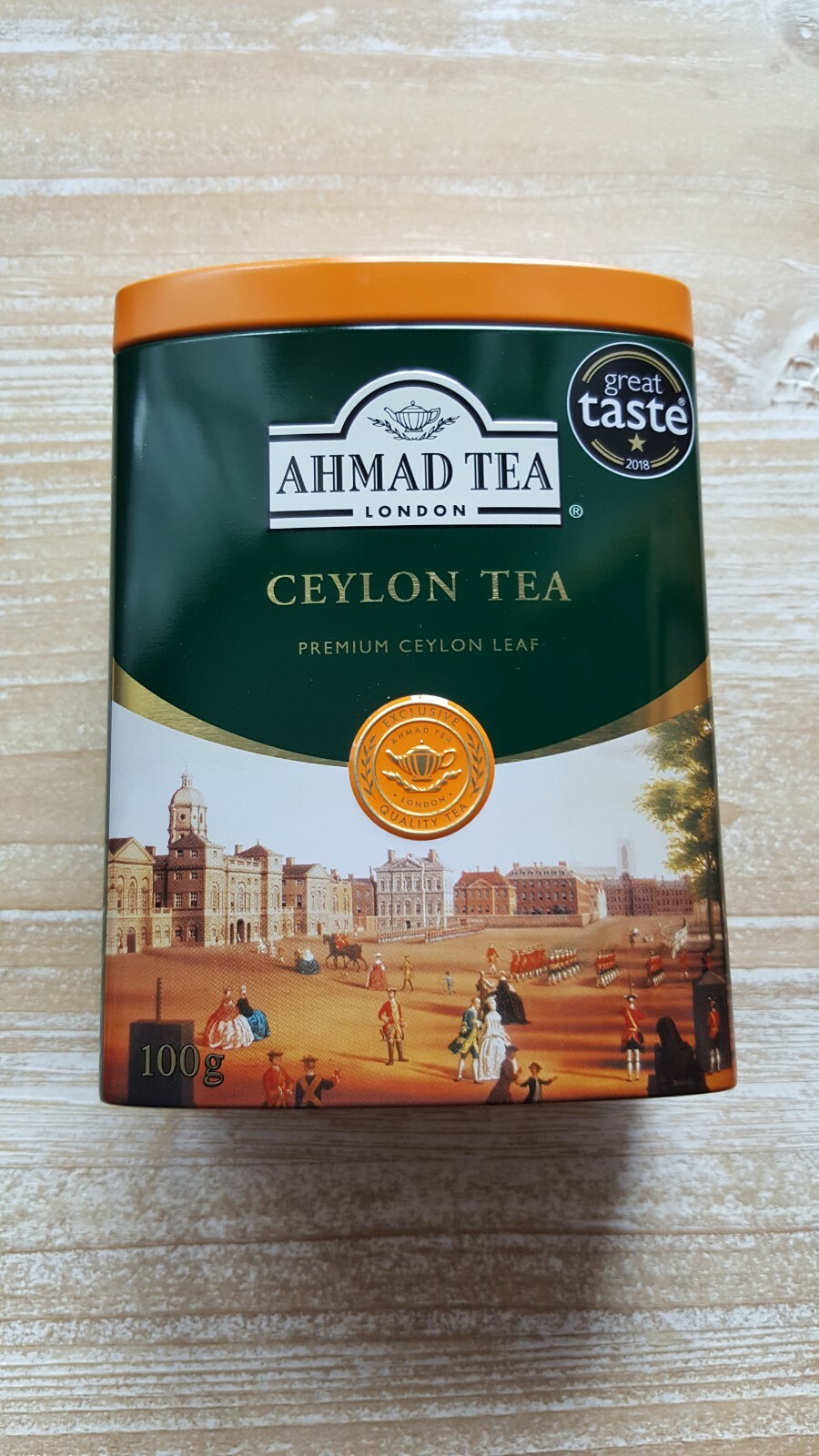 Ahmad Tea Ceylon Loose Leaf 100g Tin, New with Tea, Expiry 2022.12.21