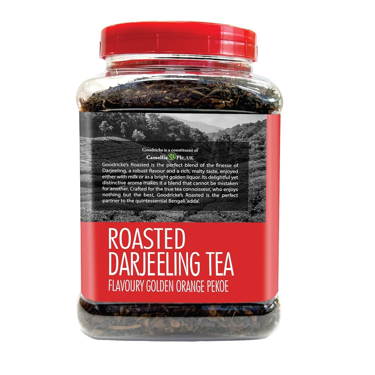 Goodricke Roasted Organic Darjeeling Tea 250gm, 100% Organic Whole Leaf Tea.