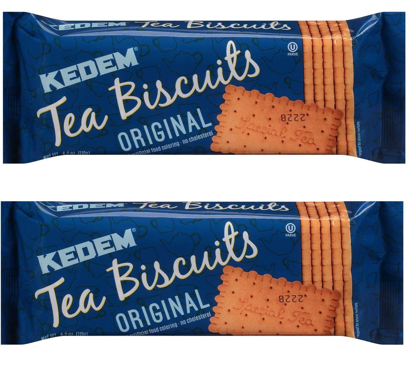Kedem Tea Biscuits 48 Ct (2 Boxes) Kosher Biscuit Cookies, FAST FREE SHIP!