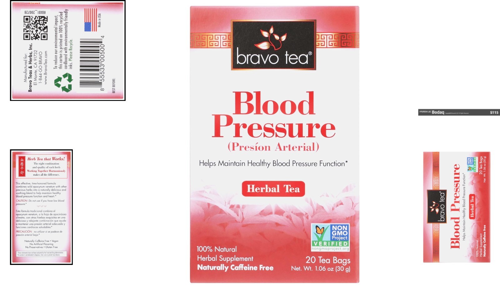 20 Count Jasmine Infused Caffeine Free Tea Bags – Traditional Wellness Support