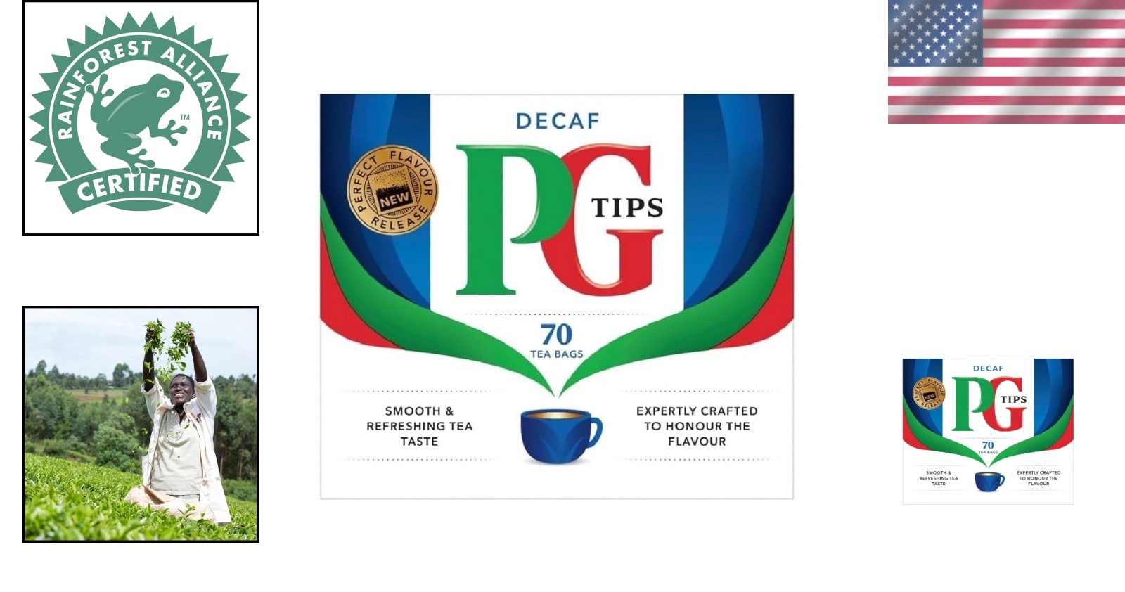 Tasty Decaf Black Tea Bags – 70 Count for Relaxation Anytime, Full-bodied Flavor