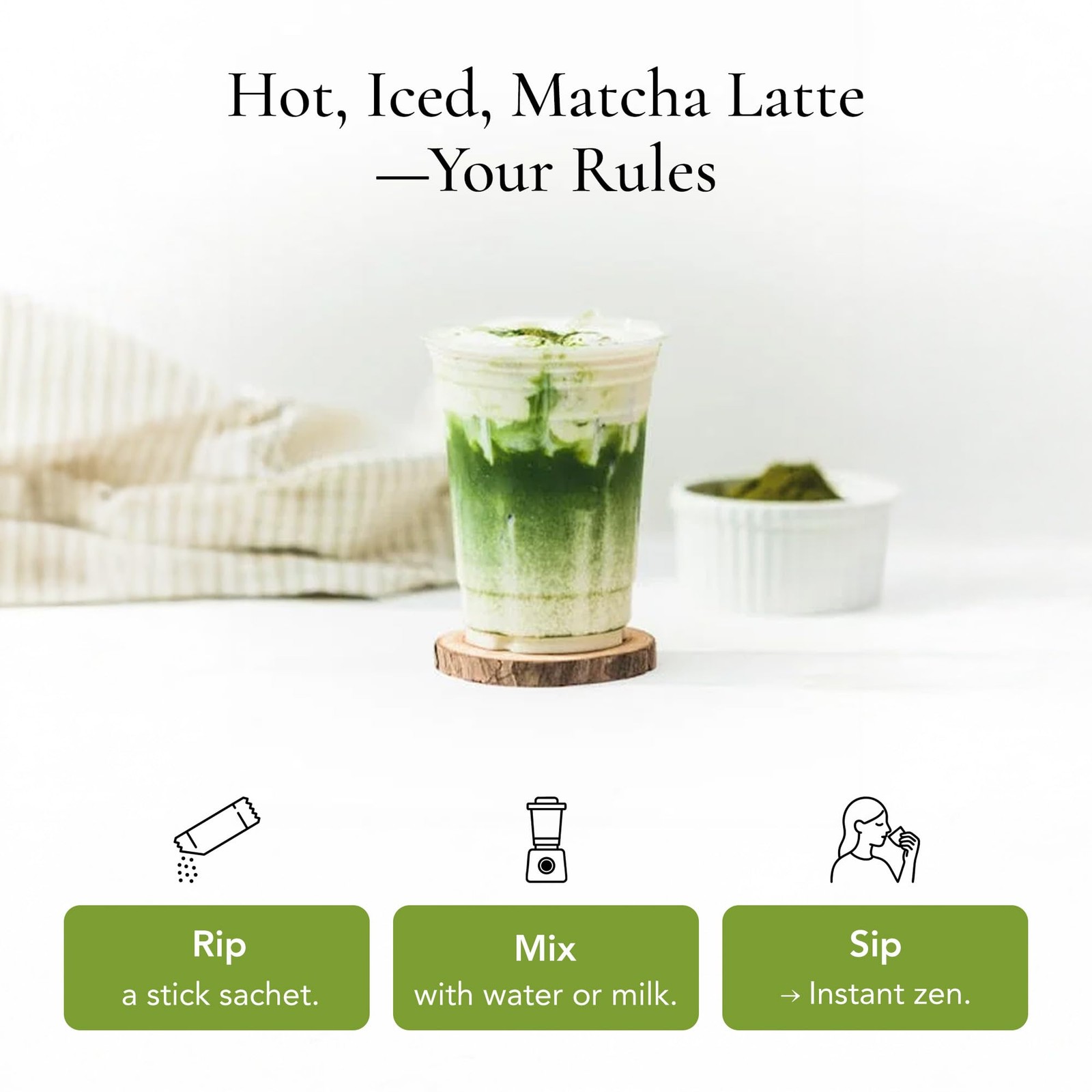 Art of Tea | Matcha Powder Tea | Matchasticks 12 Count