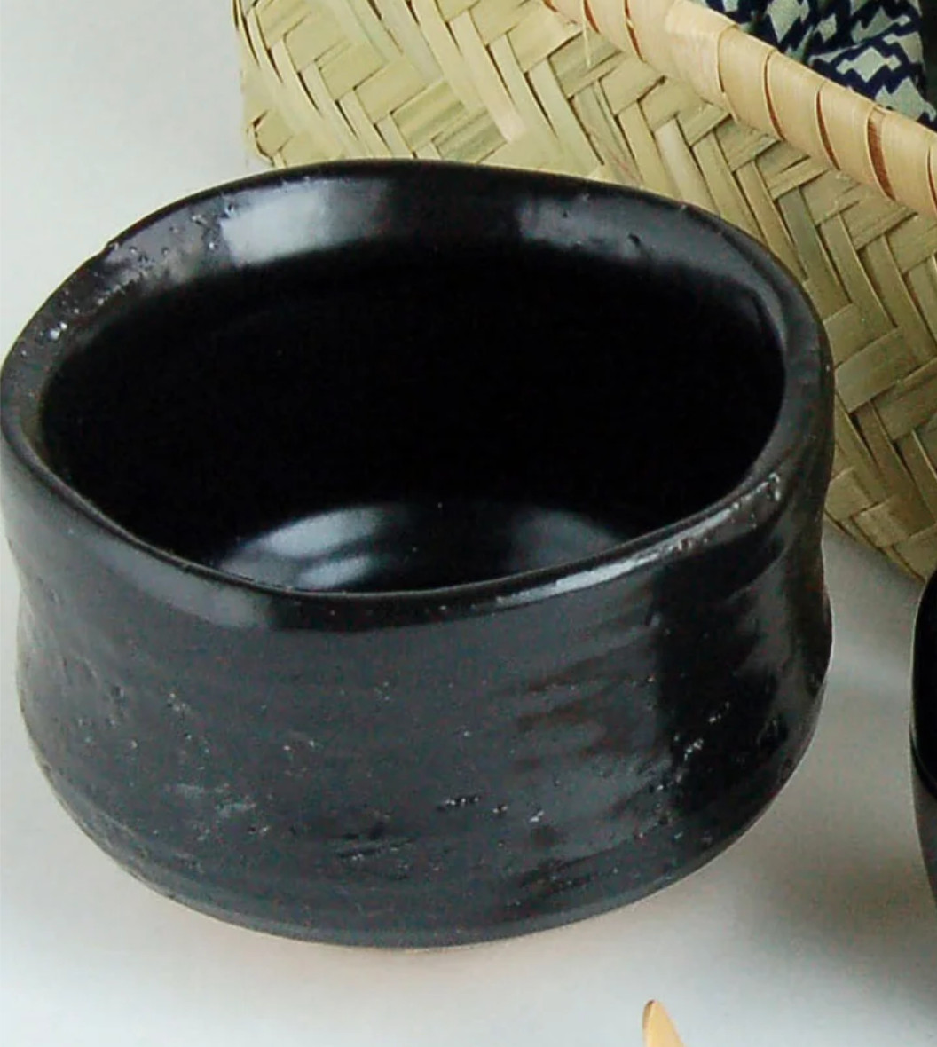Portable Matcha Set – Traditional Tea Ceremony Set with Bamboo Basket |YOUBI 黒天目
