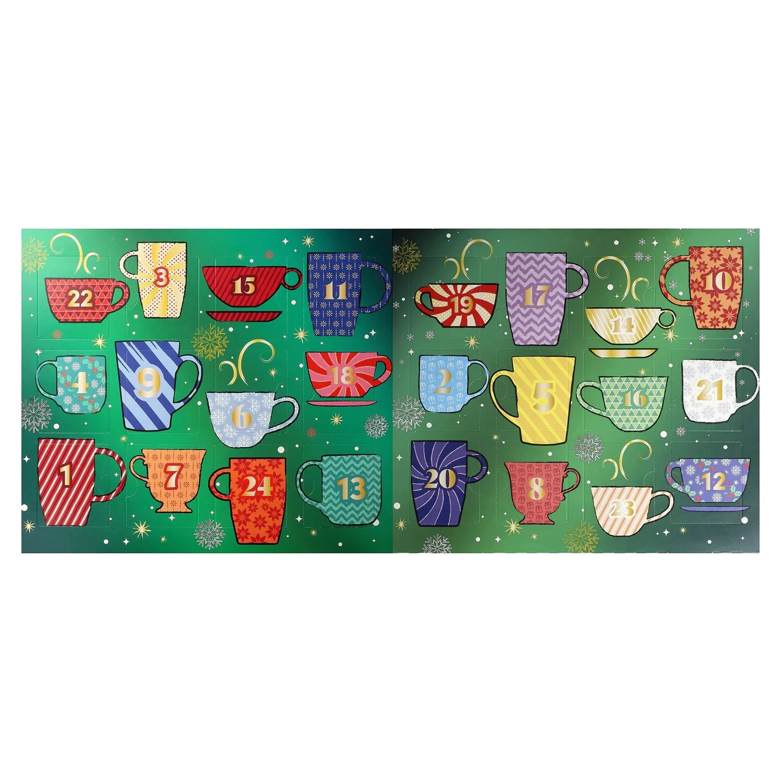Tea Advent Calendar, 48 Tea Bags, 3.42 oz (97 g)