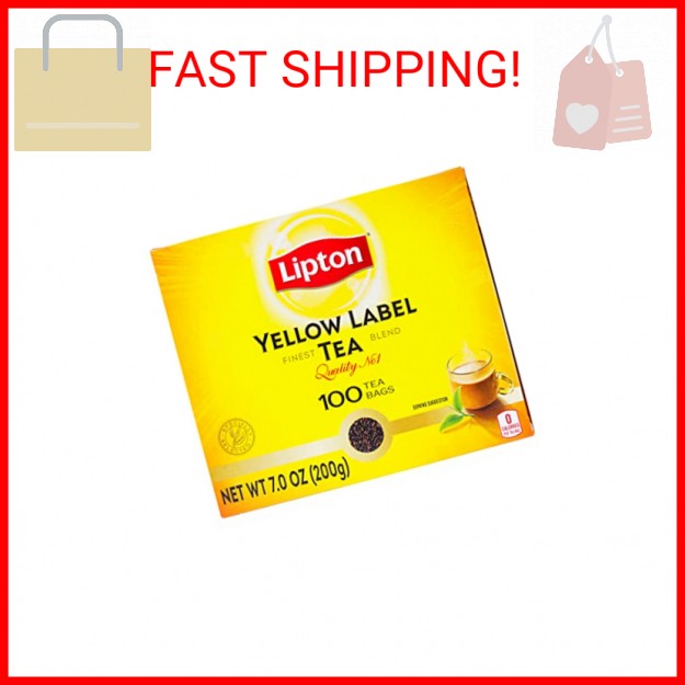 Lipton Yellow Label International Blend | Lipton Tea Bags |Black Tea| Premium Qu