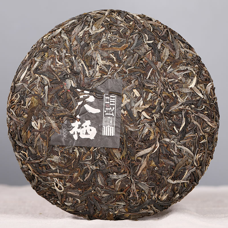 2020 Haiwan Old Comrade Liang Pin Ling Qi Shen Puer Tea Old Raw Pu’er Cake 400g