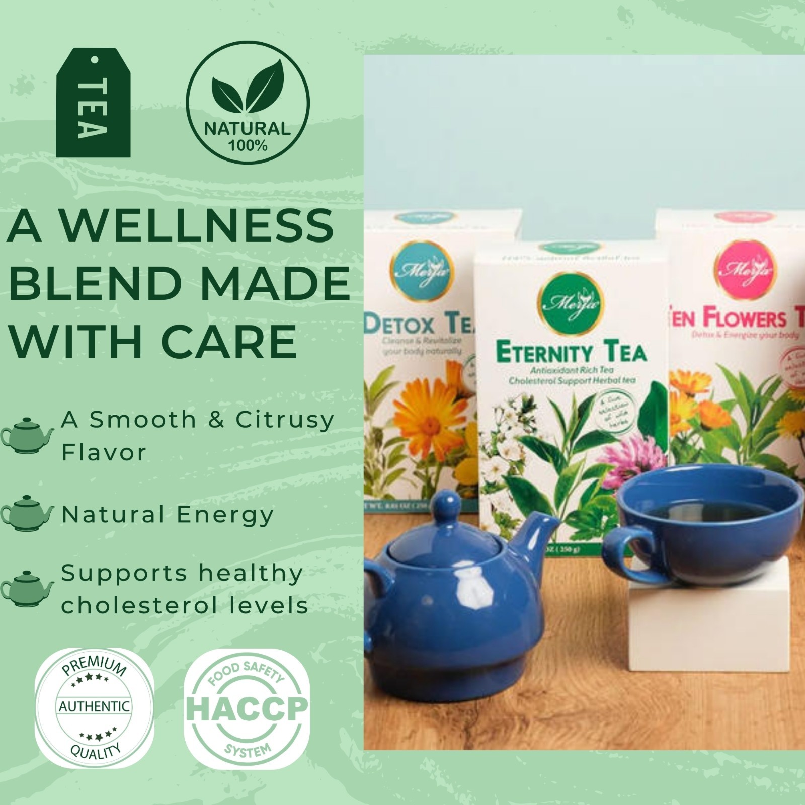 Eternity Tea – Cholesterol Support Tea – Loose Tea – 100% Natural Tea
