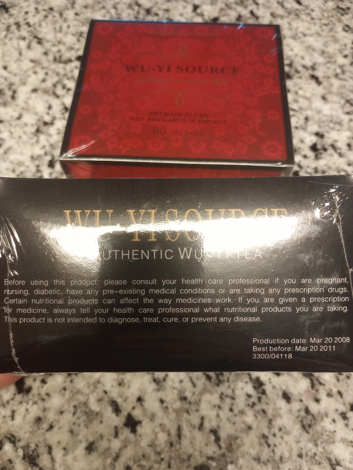 Authentic Wu Yi Source Oolong Tea 60 Premium Tea Bags