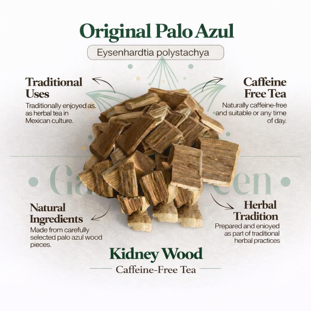 Palo Azul Tea Kidneywood 1 Pound / 16.1oz. Eysenhardtia polystachya Lightbloc…