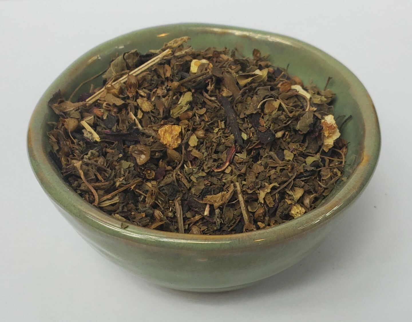 Stress Away Tulsi Guayusa Hibiscus Flower Holy Basil Cinnamon Herbal Tea